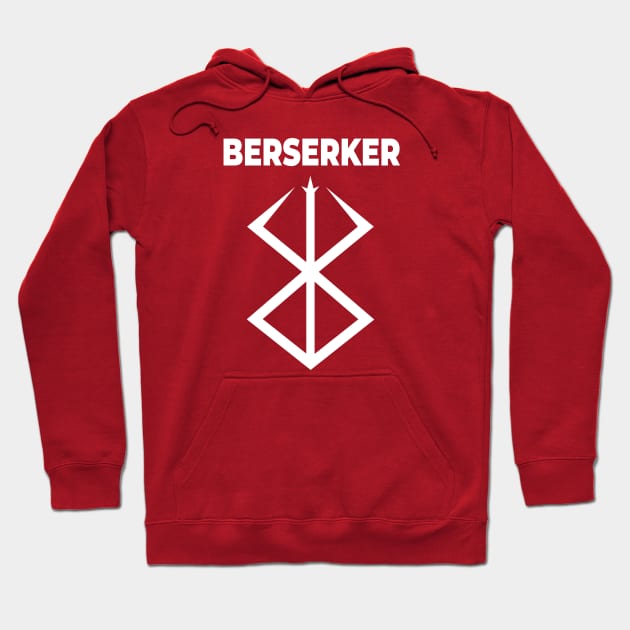 Berserker (White Text) Hoodie by Ruiz Combat Grappling